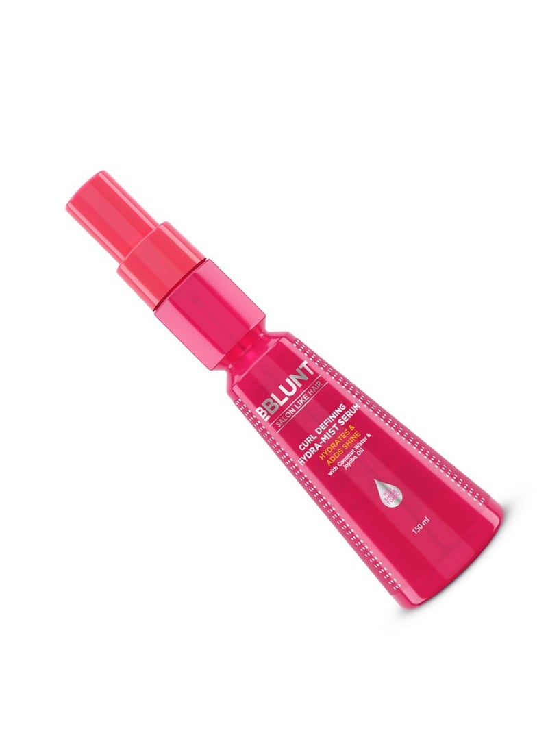 BBLUNT Curl Defining Hydra-Mist Serum with Jojoba Oil and Coconut Water for Hydrated & Nourished Curls - 150 ml | Hydrates & Nourishes Hair | Smoothens Hair | Tames Frizz - Image 4
